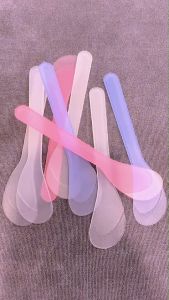 ช้อนไม้พายพลาสติก สำหรับใช้ตักวาสลีน ไม้พลายพลาสติก