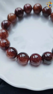 Graduation Grade Fireworks Reddish Bronze Rutilated Bracelet