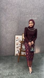 Kebaya Couple Kutu Baru Kebaya Wisuda Tunangan Lmaran Batik Baju Couple Kondangan Terbaru 2024