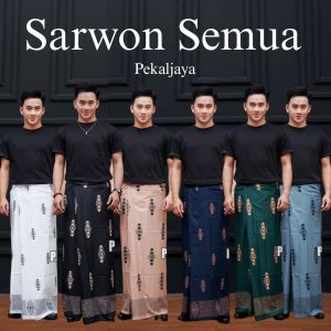 Paket Sarung Batik 100Rb Dapat 3Pcs Printing Bahan Katun Motif Sarwon