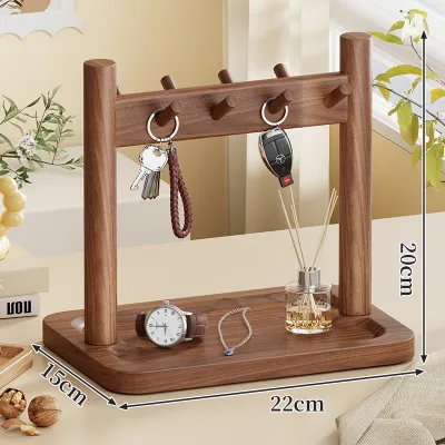 MUGG | Decorative Key Holder Wooden Storage Box Organizer