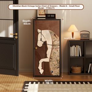 MR ART | Vintage Style Steel TV Cabinet Storage Furniture