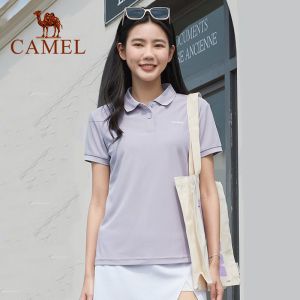 Cameljeans Áo Polo Nữ Áo Có Ve Áo Ngắn Tay Thoáng Khí Nhanh Khô Thể Thao Mùa Hè Mới