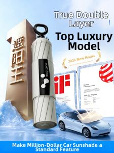 HELLOLEIBOO | UV Protection Insulation Sunshade Umbrella For Car Front Windshield