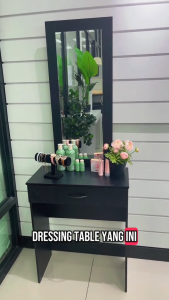 F&F: Chanly Dressing table with mirror/makeup table/meja solek/meja makeup/vanity table