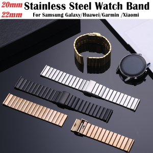 20mm 22mm Stainless Steel Strap for Samsung Galaxy Watch 7 6 5 4 40mm Quick Release Metal Watch Bands for Man Woman Accessories