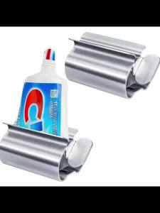 Aluminum Toothpaste Roller Squeezer for Tubes Ointments Efficient Bathroom Tool Toothpaste Dispenser Toothbrush Holder