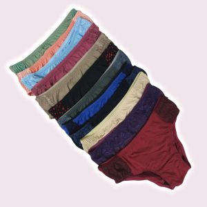 12 PCS CELANA DALAM WANITA DEWASA RENDA / CD RENDA SAMPING JUMBO