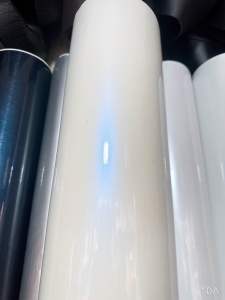 Decal màu trắng ánh xanh 3 lớp cao cấp Dán đổi màu xe máy