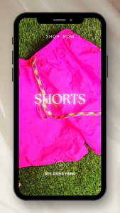 กางเกงผ้าร่ม กางเกงสีนีออน Shorts