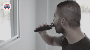 Beard Shaving Cape dengan Cawan Sedut - Portable Apron Pangkas Janggut for Hair Clipper Trimmings Catcher