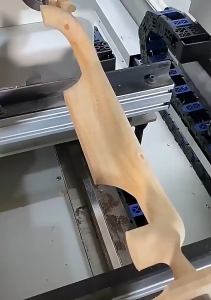 Solid wood bed modern simple 1.5m household master bedroom bed 1.8m double bed rental room economical single bed rack