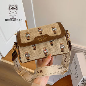 Beibaobao | Trendy Casual Embroidered Crossbody Shoulder Bag