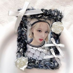 Hand Knitted Acrylic Card Holder DIY Finished Product Guka Small Card Storage Brick Mixed Material in Stock Cartoon Anime Surroundings