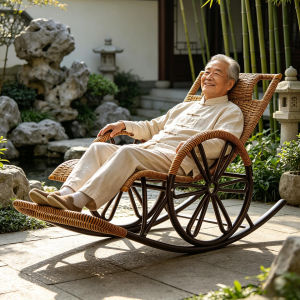 HUIXIONGKANLAN | Lazy Afternoon Rest Rocking Lounge Chair
