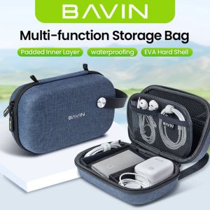 BAVIN BE12 Multi-Functional Storage Sleeve Bag Travel Organizer EVA Hard Shell Drop w/ Padded Inner Layer and Waterproof