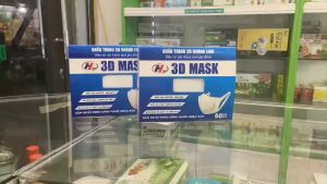 Khẩu trang 3D mask Nhật Bản hộp 50 chiếc - giúp ngăn ngừa khói bụi vi khuẩn  kháng virus