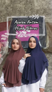 Baru Hijab Nibras NH Azalea Antem Baby Doll premium