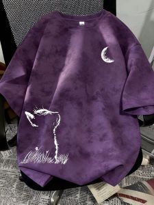 XIBAIYI | Áo Thun Tay Ngắn Tie-Dye Mỹ