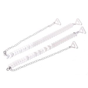 High-End Fashion One-Shoulder Bra Straps Invisible Transparent Diamond Backless Beauty Back Underwear Strap Geometric Pattern