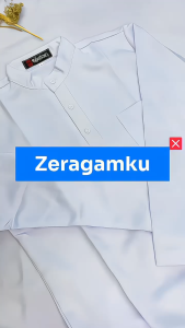 KEMEJA PUTIH POLOS LENGAN PANJANG LENGAN PENDEK BAHAN ELEMEN