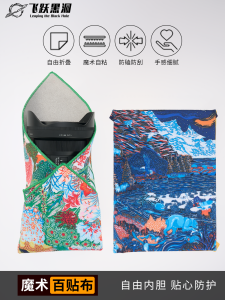 Túi Đựng Đồ Điện Tử Magic Tape Fabric Self Adhesive Storage Bag for Tablet Micro Single Camera Cosmetics Multi-Purpose Design