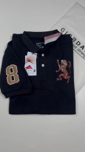 Kaos Polo Shirt Giordano 3D Lion Bordir Singa Premium Quality Kaos Polo Kaos Kerah Kaos Pria