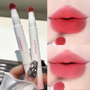 XZ Beauty Matte Lip Gloss Pen Nude Non-stick Cup Fluffy Velvet Soft Liquid Lipstick Cream Lasting Red Cheek Lips Tint