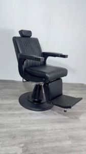 Barber chair เก้าอี้บาร์เบอร์ ตัดผมชาย โต๊ะตัดผมชาย อุปกรณ์ตัดผม ร้านเสริมสวย ร้านบาร์เบอร์ วินเทจ เบาะหลังที่นั่งที่สบาย หนัง PU ที่ดีเยี่ยม ปั๊มน้ำมันไฮดรอลิค