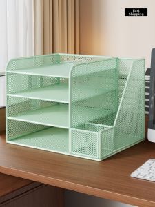 evesigar | Sturdy Thick Book and File Organizer Multi-Layer