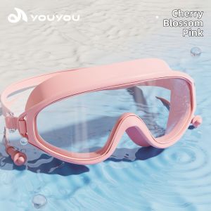 QIAOYANMEI | Anti-Fog Waterproof Anti-UV Large Frame Adult Swimming Goggles Set