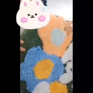 (จัดส่งท้องถิ่น)จริงหนาการเข้ารหัสพรมฝูงพรม45×70เซนติเมตรห้องน้ำลื่นเสื่อห้องนอนห้องนั่งเล่นพรมดอกไม้สดสุดดูดซับพรมเสื่อโต๊ะเครื่องแป้งเสื่อประตู