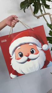 ตัวต่อกล่องดนตรีคริสต์มาส พร้อมดนตรีและแสงไฟสีสวยงามหมุนอัตโนมัติ ของเล่นสำหรับเด็ก กล่องดนตรีคริสต์มาส ของขวัญคริสต์มาส