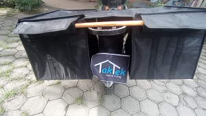 TAS POS JUMBO SANDAT D300 MOTOR TEBAL KUAT ANTI AIR MUAT BANYAK AWET KURIR BARANG SALES SELES EXPEDISI SRANDUL KERANJANG OBROK BRONJONG RENGKEK RONJOT MODEL TUTUP SAMPING TALI WEBBING KAIN SERBAGUNA