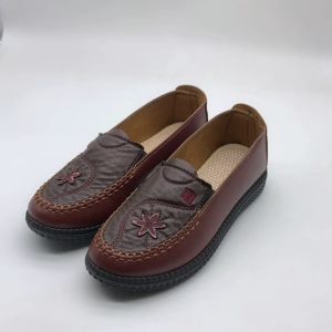 QINGSHUI Sepatu kasual wanita.Sepatu datar wanita.Sepatu slip-on wanita.Sepatu loafer wanita.Sepatu kulit wanita