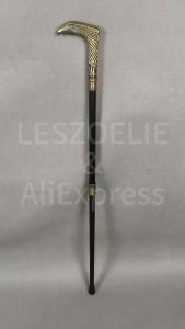 Bronze Eagle-Head Walking Stick Cane for Men Fashionable Elegant Decorative Hand Cane Vintage Style Party Accessory