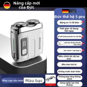 XIAXIU | Máy Cạo Râu Điện Mini Di Động Không Chấm Đen