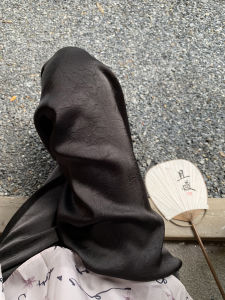 Black Wide Leg Pants Womens Summer Thin New Chinese Style Casual Retro Print Sports Pants High Waist Straight Cut Commute