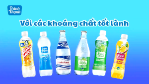 Thùng 24 Chai Nước Khoáng Ngọt Hương Chanh Muối Có Gas Thiên Nhiên 430ml Đảnh Thạnh- Giàu và bổ sung vi khoáng tự nhiên
