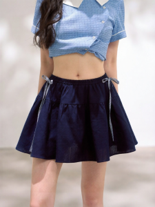 KEIKO | Anti-Flashing Loose-Waist A-Line Short Skirt