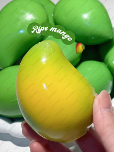 Hot Toys | Crunchy Mango Stress Ball Squishy Color-changing Mango Squeeze ASMR Sensory ADHD Anti Stress Relief Fidget Toys for Kids &Adults