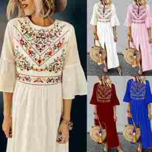 Sleeveless Print Cocktail Party Beach Sunny Dresses Sundres