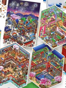 Decorative Stickers for Diorama Large