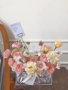 Floral Packaging Box Flowers Transparent Hand Acrylic Flower Basket Flower Box Flower Arrangement Teachers Day Mothers Day DIY Box