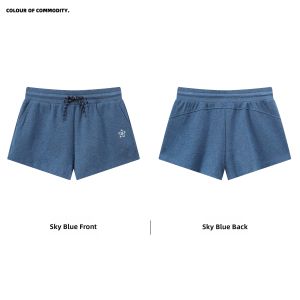 JNXS | Cotton Colored Yarn Floral Slim Fit Shorts