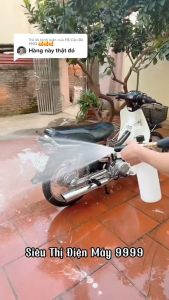 Bộ súng xịt rửa xe và bình tạo bọt tuyết cho máy rửa xe áp lực cao máy xịt rửa cao áp máy rửa xe gia đình ( Ren ngoài 22mm )