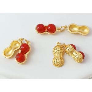 Charm hạt đậu phụng hạt lạc mic vòng(sp không bao gồm vòng)