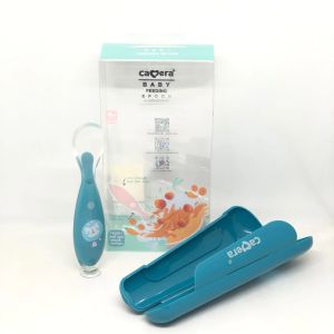 Camera ช้อนซิลิโคน แบบยาวและสั้นสำหรับเด็ก พร้อม กล่องเก็บ อ่อนโยนสำหรับเด็ก ผลิตจากซิลิโคนที่ปลอดภัย