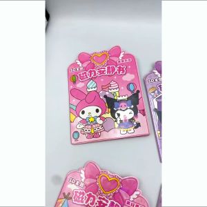 TAIYO DIY Magnetic Quiet Book Kecil Sanrio Pony Shinchan Karakter Magnet Paper Doll Kertas