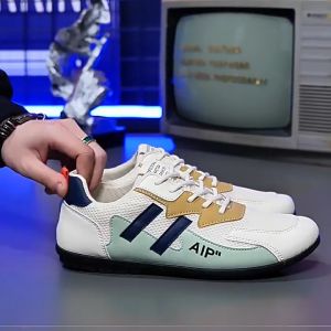 รองเท้าผ้าใบผู้ชาย รองเท้าแฟช้่น ช ลำลองและทันสมัย ​​พื้นรองเท้าระบายอากาศได้ดีและนุ่ม เหมาะสำหรับใส่ไปทำงาน